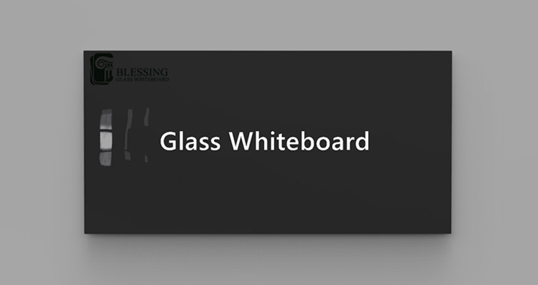 black glass dry erase board