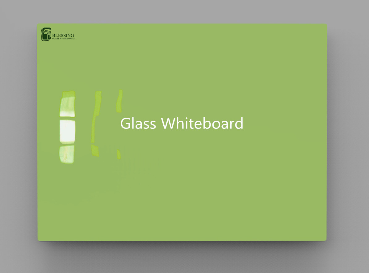 green glass dry erase board