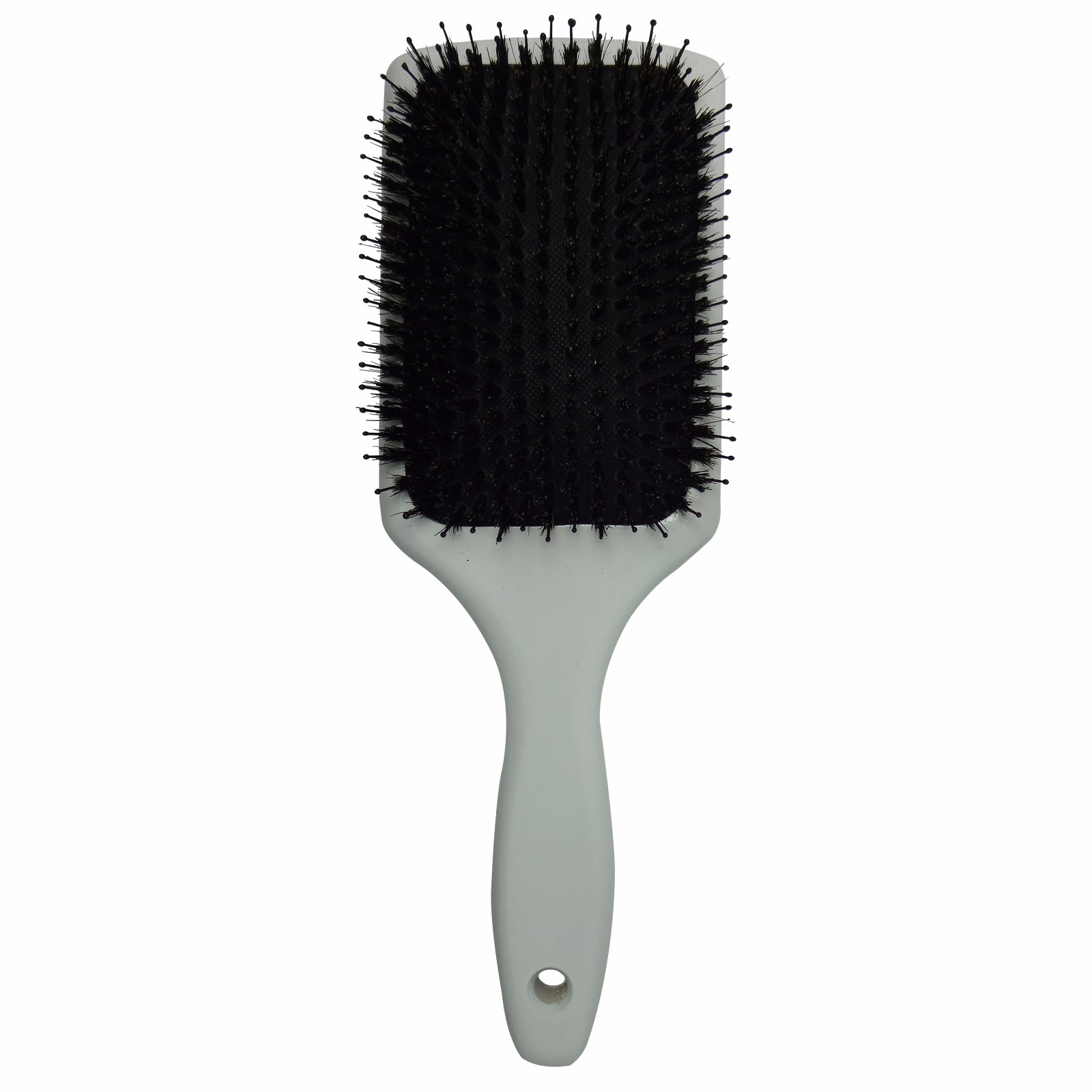 Paddle Brush With Ball-Tipped Plastic Bristles