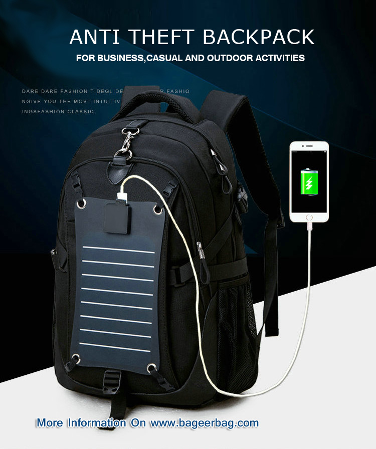 Waterproof Solar Backpack