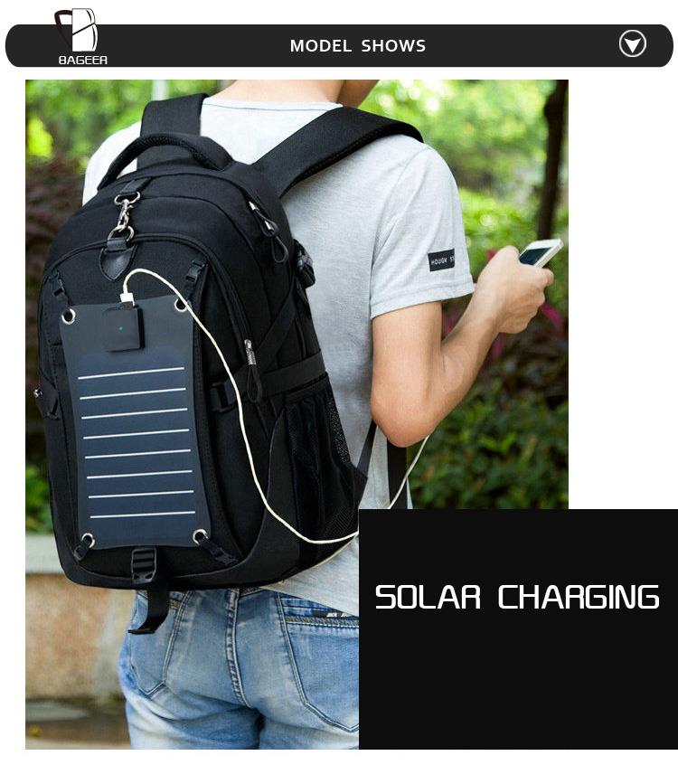 Waterproof Solar Backpack