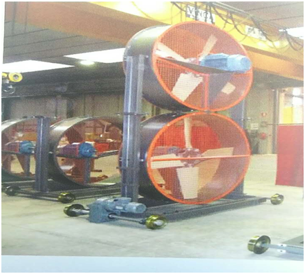 Movable Brick Drying Impeller Fan