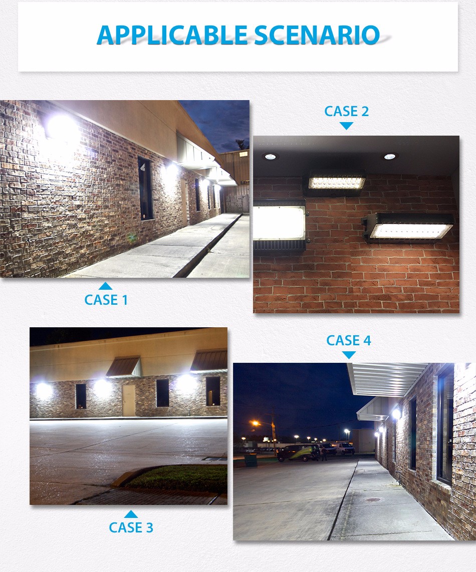 traditional LED wall pack application