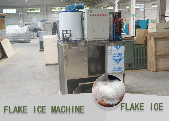 flake ice machine for sea food cooling 