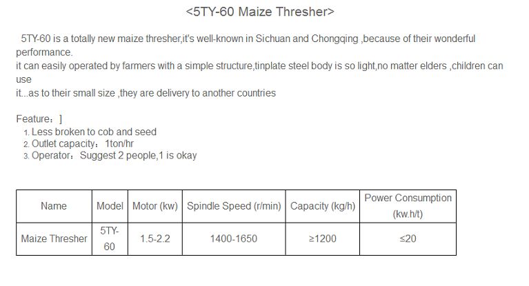 maize sheller machine