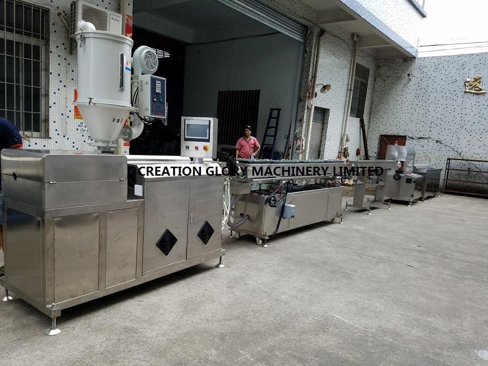 Medical infusion tubing transfusion pipe extrusion line 2.jpg