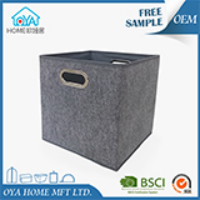 Pretty Blue Canvas fabric storage bin with handle2713.png
