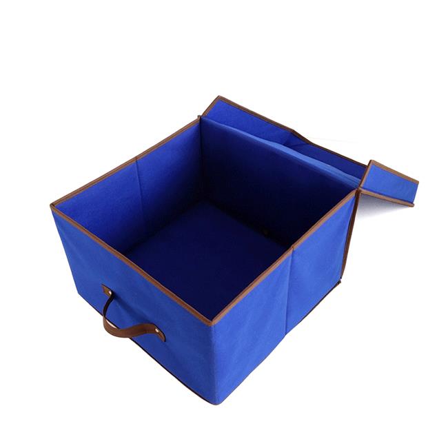 Durable Quality Coloured Fabric Underbed Storage Box With Lid