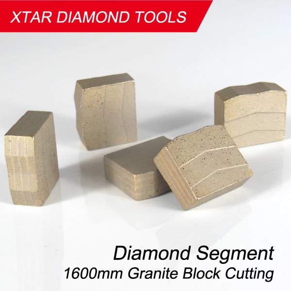 1600mm granite block cutting diamond segment for large size diamond saw blade
