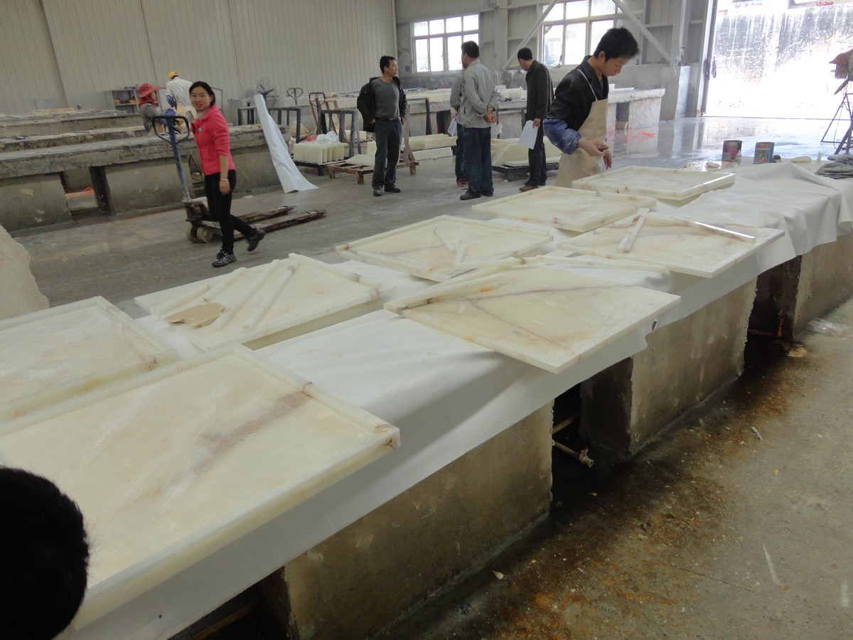 white onyx table tops