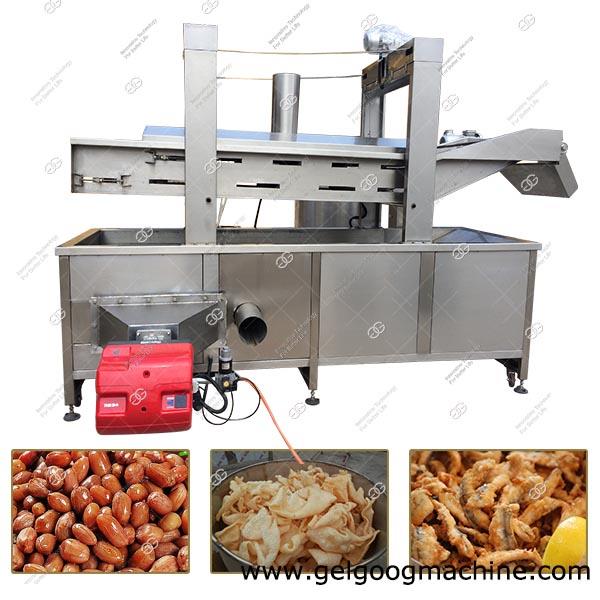 Continuous Pork Skin Frying Machine