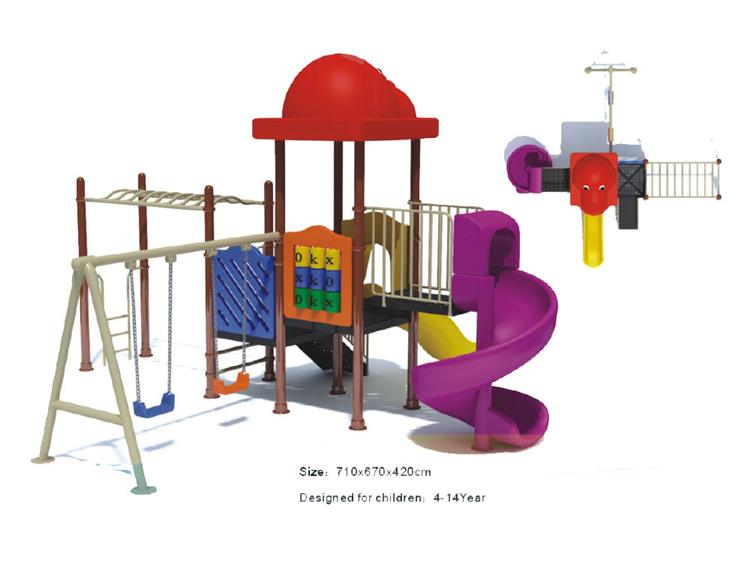 Middle Size Children Playground Equipment Sets Backyard Playsets in Preschool and Park.jpg