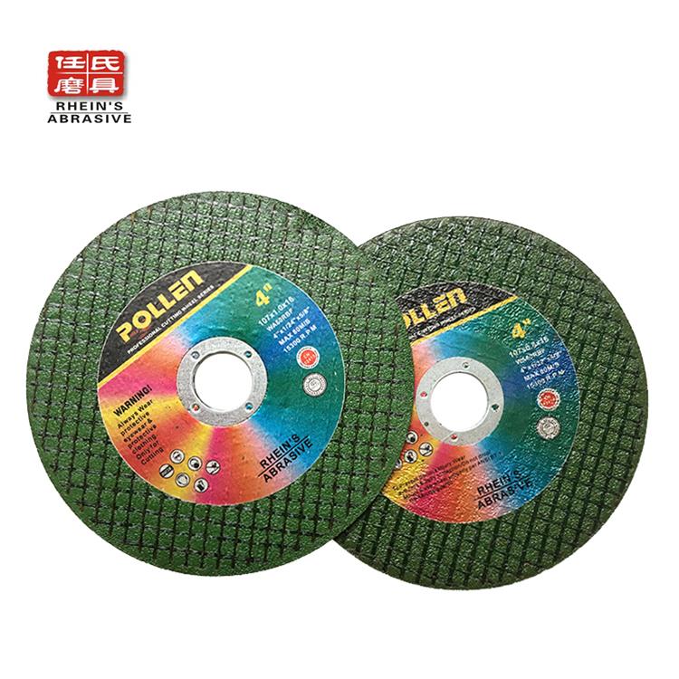 extremely low metal loss 4''cutting wheel for metal