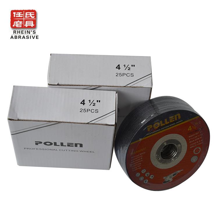 extremely low metal loss 4''cutting wheel for metal