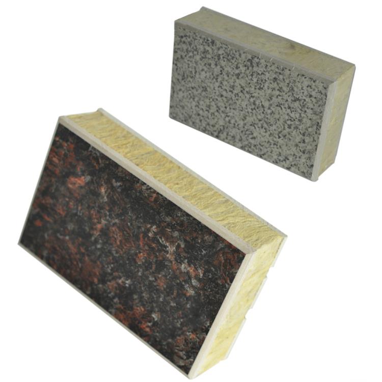 fluorocarbon uv marble exterior wall cladding rock wool board