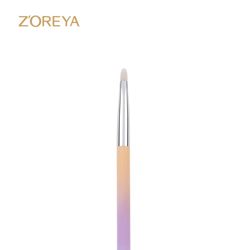 concealer brush with colorful handle