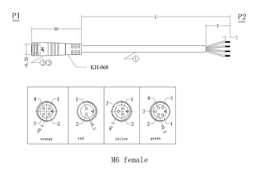 Drawings of M6 mini waterproof connectors female.jpg