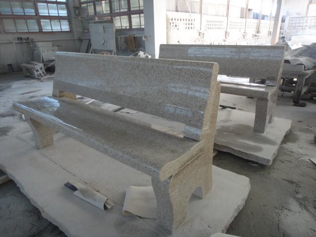 brown granite bench with back support.JPG
