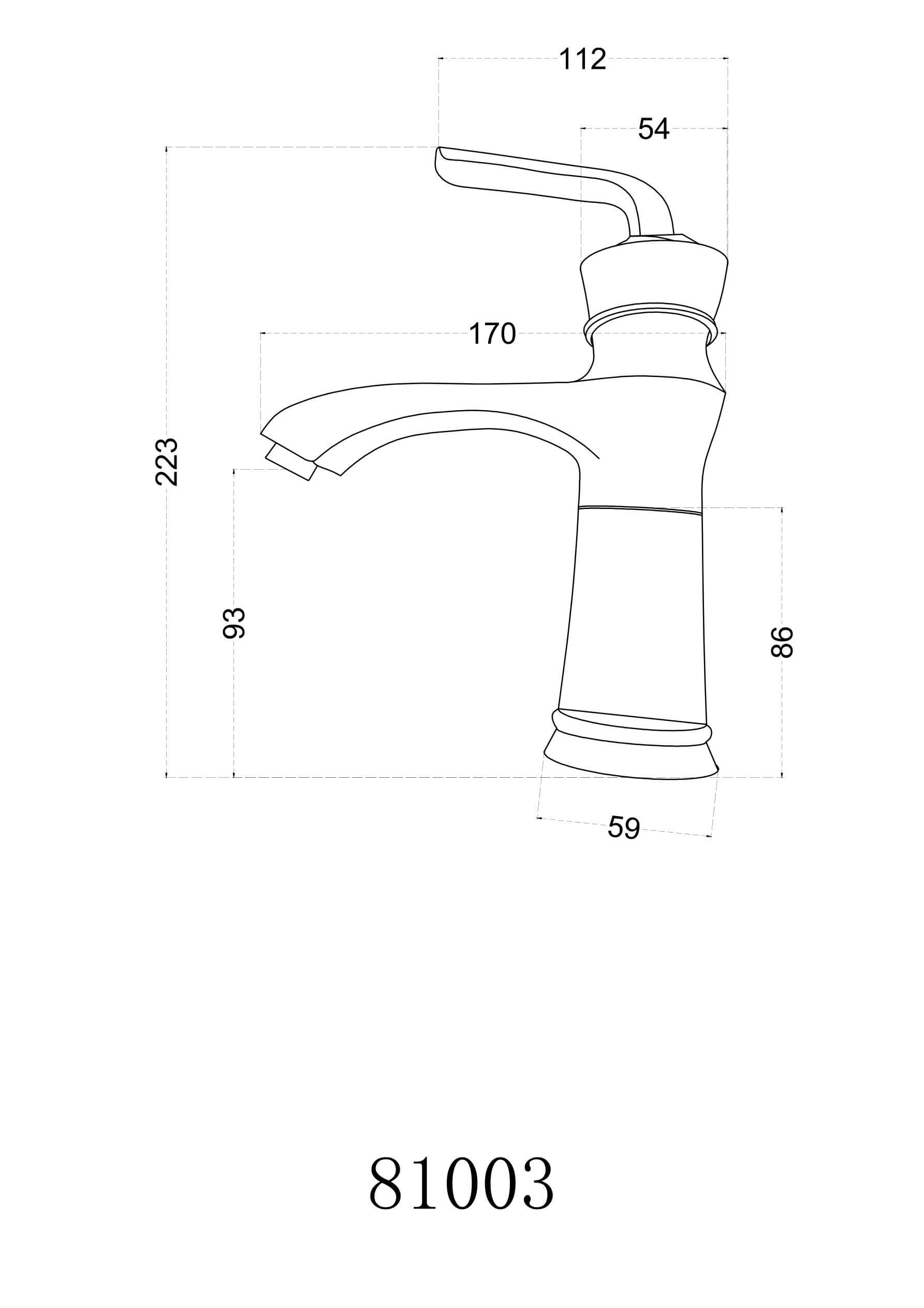 one handle bathroom faucets design drawing