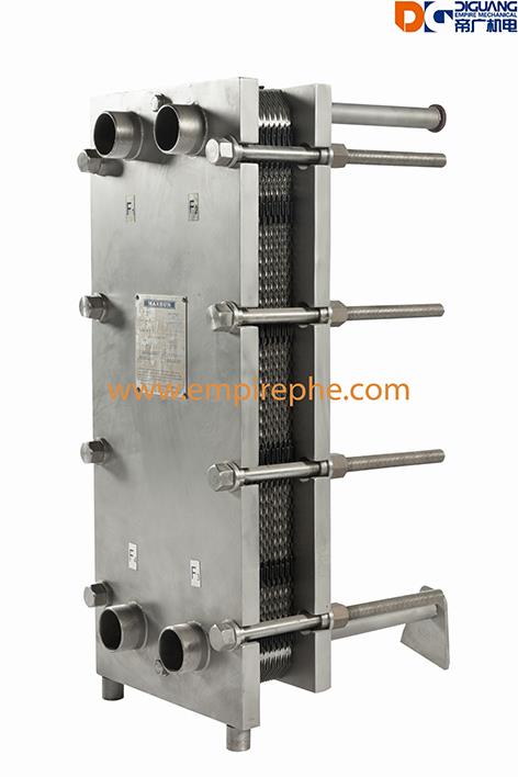 Available more Material plate heat exchanger