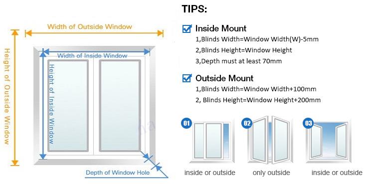 blinds measure and quote