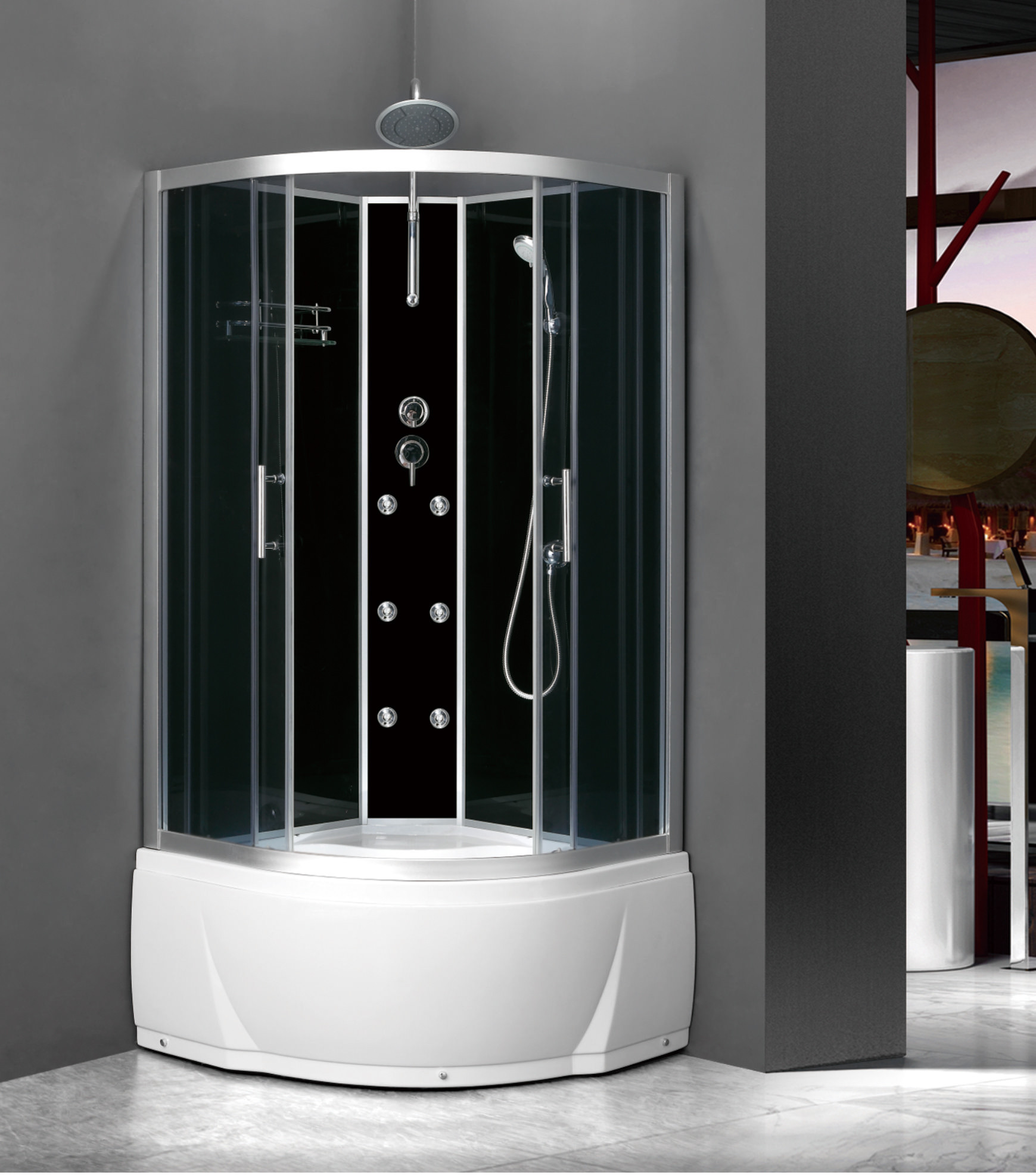 M-501-AE--Sector Shape Massage Shower Cabin Room without Roof M-501-AE.jpg