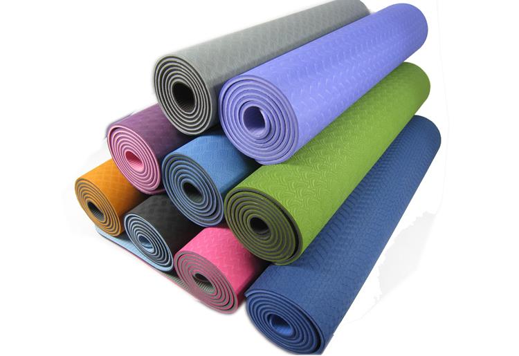 cheap Fabric Label TPE Yoga Mat