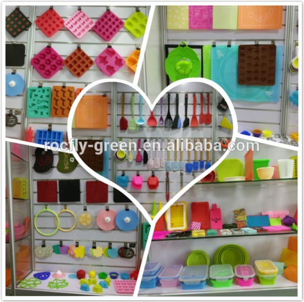 New Creative 18cm Heart Shape Silicone Mat Coaster Cushion Placemat Pot Holder High Quality