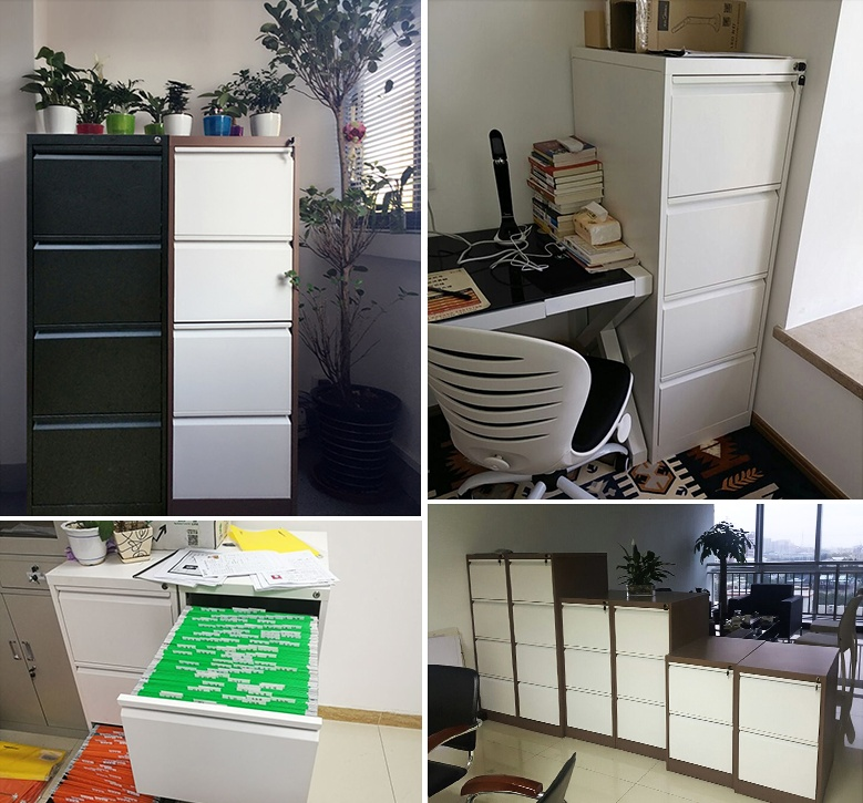Customized Steel Lockable Vertical filing Cabinet Sets
