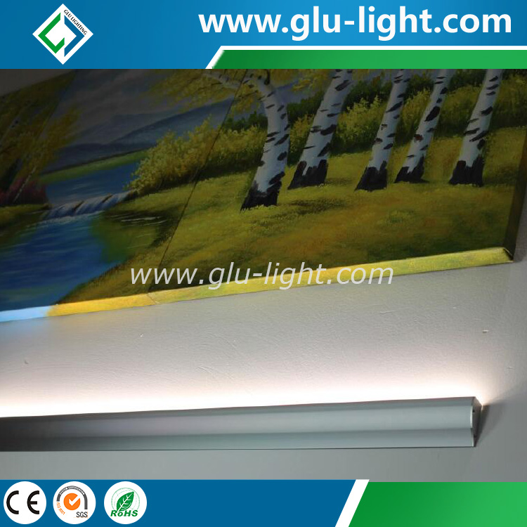 Surface mounted T5 fixture aluminum profiles up lighting for led strips