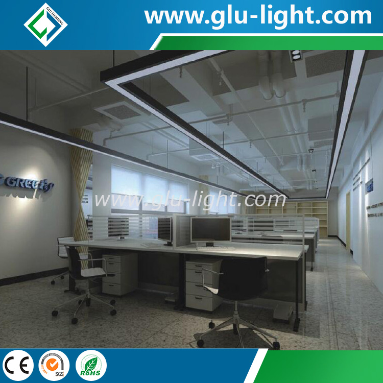 Extruded linear LED Alumiunm Profile With round PC Cover for led tape