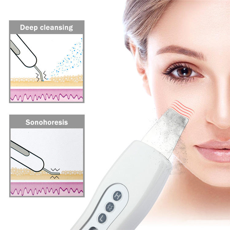 Ultrasonic Skin Scrubber Functions