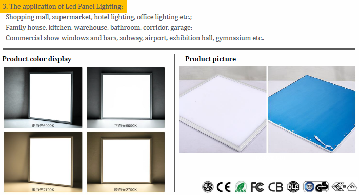 LED Panel 595×595 mm