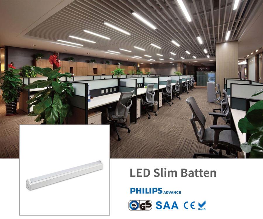 PIR sensor sensing distance 6 m 120lm/w led batten light.jpg