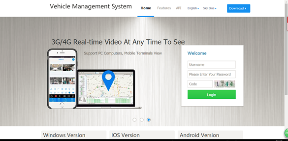 website web CMS vehicle surveillance platform