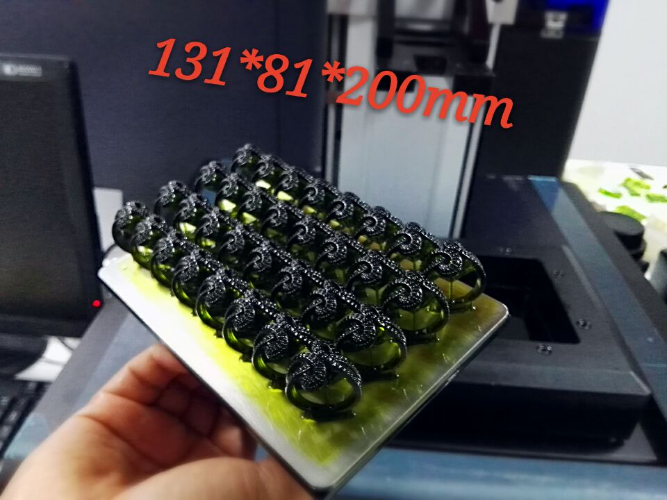 32 rings printed by dlp 3d printer
