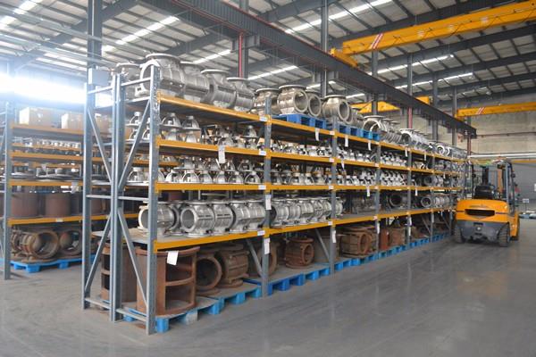 Rotary valve storage area