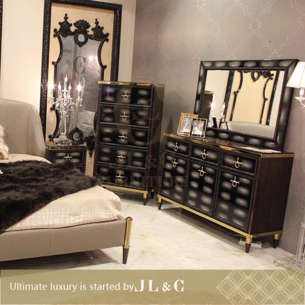 Luxury Bedroom Dresser Interior Design for Luxury Funiture Factory from China JB72-04 Dresser- JL&C Luxury Home Furniture