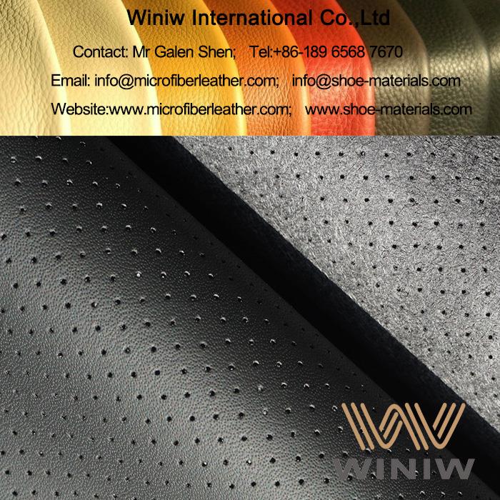 perforated faux leather fabric for car seats 