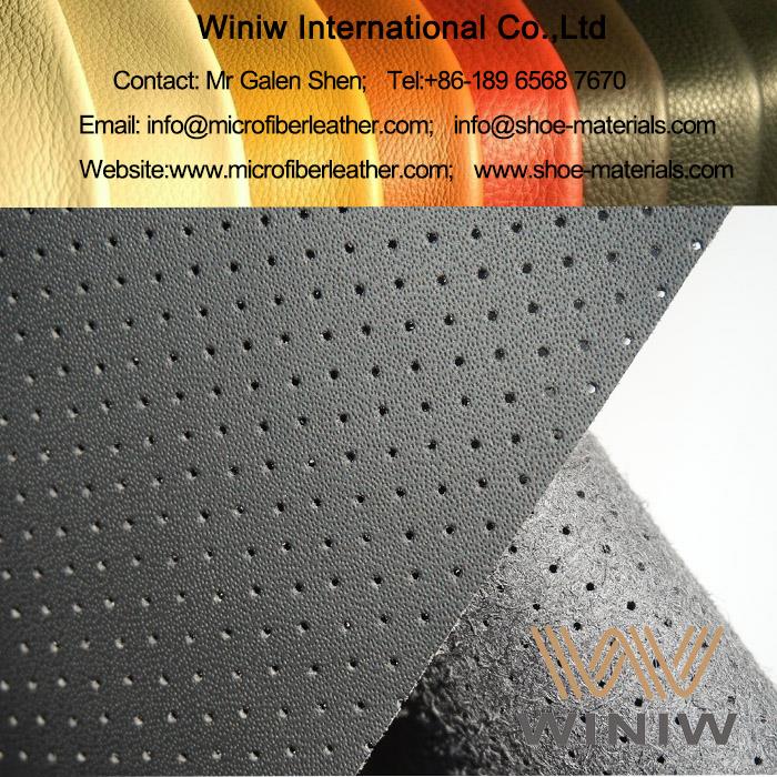 perforated faux leather for car seats upholstery