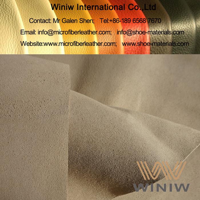 Microfiber synthetic suede leather