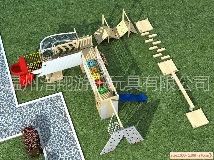 2017 Latest High Quality Imported Wood Kids Preschool Wooden Outdoor Playground Equipment1(001).jpg