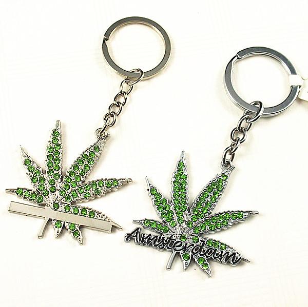 cannabis key ring 