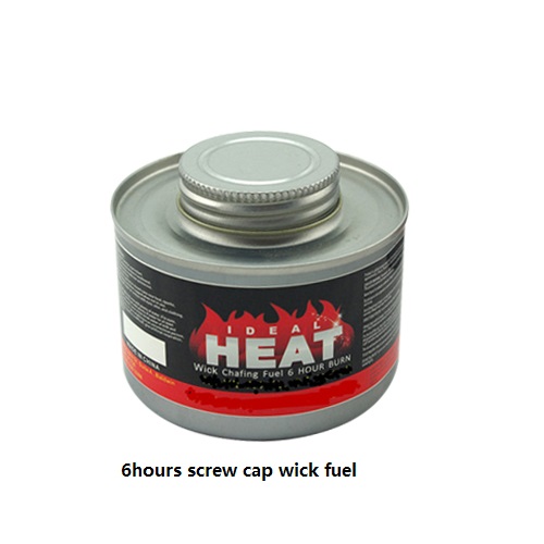 6hours screw cap wick chafing fuel