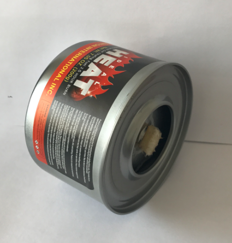 metal cap wick chafing fuel