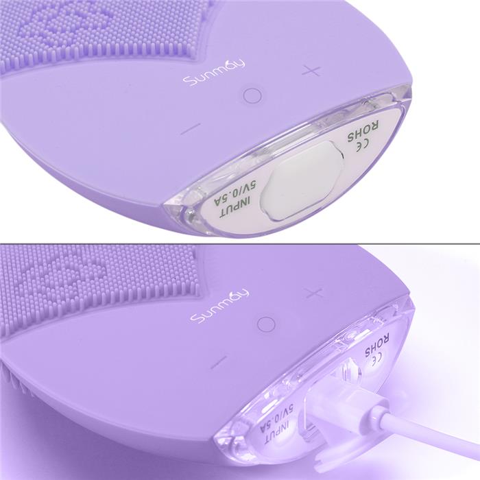 Sunmay Sonic Face Brush Lavender Charging.jpg