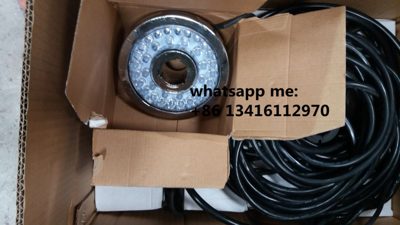 Middle hole LED lamp plastic with chrom