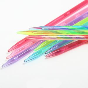Colorful Plastic Double-pointed Needles