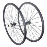 29er Tubeless Mtb Carbon Wheels 27mm Width 23mm Depth With Straight Pull Axle Hub