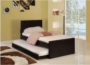 Simple Normal Cheap Discount PU Leather Custom Bed Bed-P-17